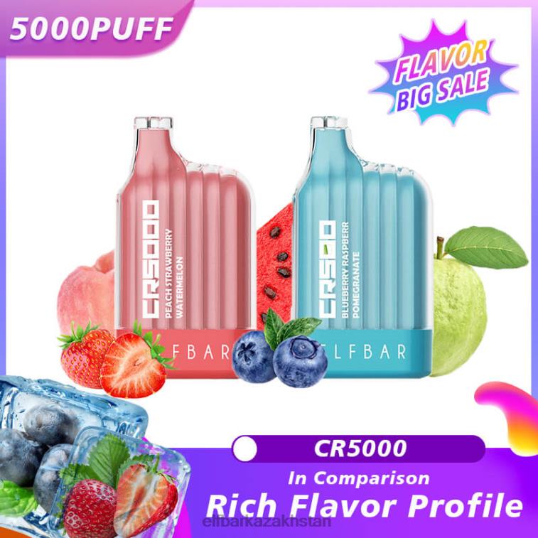 Best Flavor Disposable Vape CR5000 Big Sale ELFBAR Watermelon 8L86216
