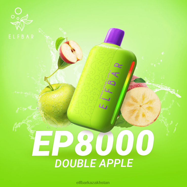 Disposable Vape New EP8000 Puffs ELFBAR Double Apple 8L86272