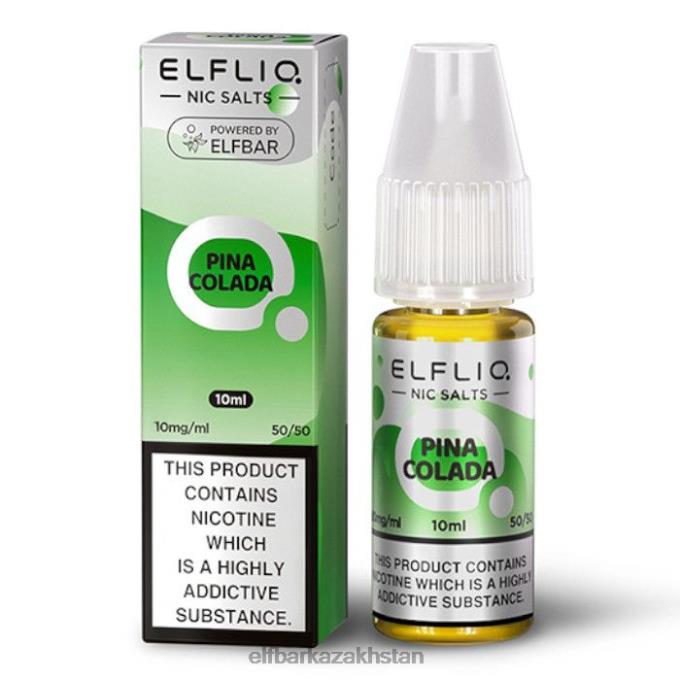 CV4D3175 ELFBAR ElfLiq Nic Salts - Pina Colada - 10ml-10 mg/ml Original