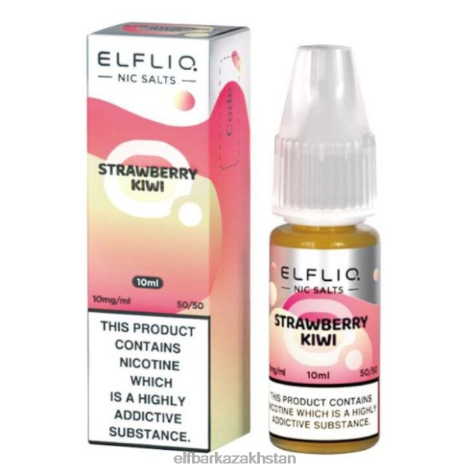 CV4D3179 ELFBAR ElfLiq Nic Salts - Strawberry Kiwi - 10ml-5mg Original