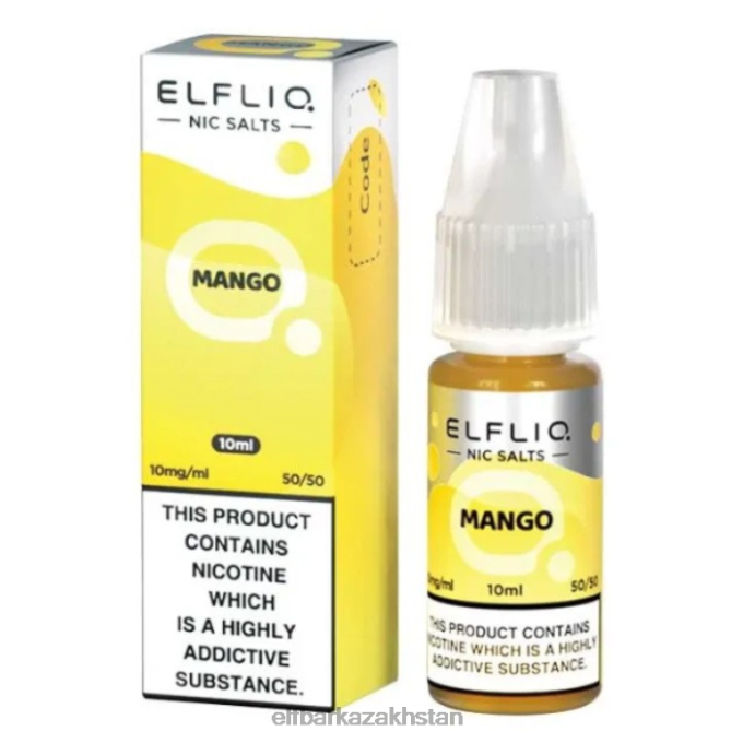 CV4D3187 ELFBAR ElfLiq Nic Salts - Mango - 10ml-5mg Original
