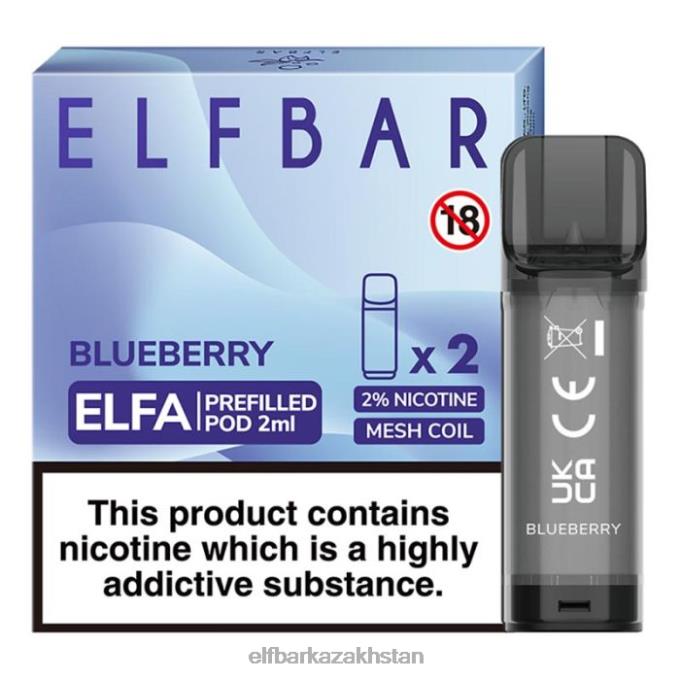 CV4D3106 ELFBAR Elfa Pre-Filled Pod - 2ml - 20mg (2 Pack) Blueberry