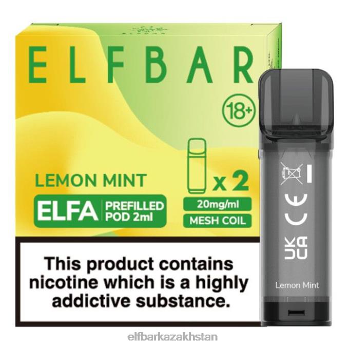 CV4D3110 ELFBAR Elfa Pre-Filled Pod - 2ml - 20mg (2 Pack) Lemon Mint